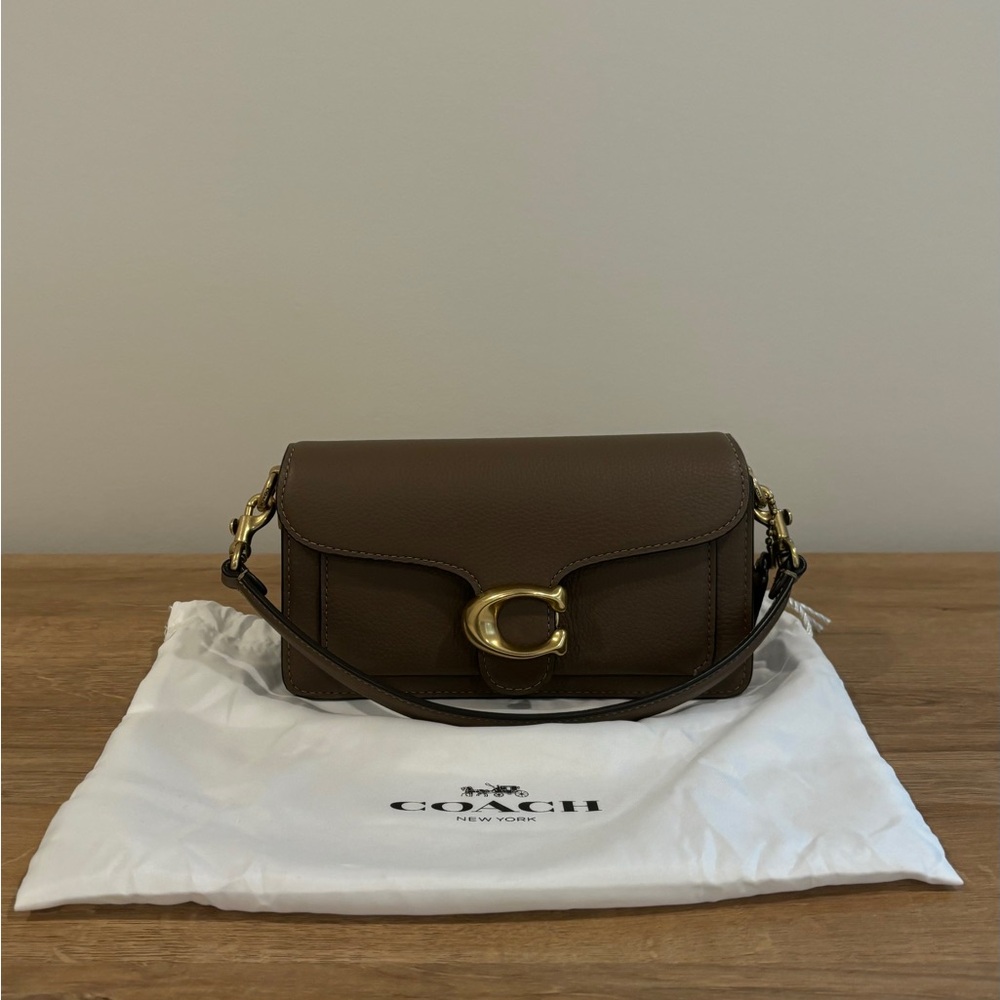 Coach Tabby 20 - Dark Stone and Brass